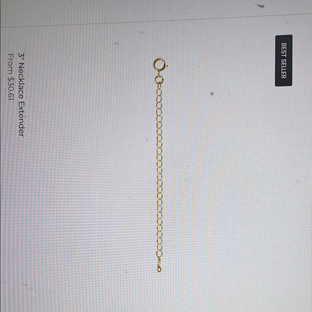 Gold Necklace Extender by the Dogeared Company